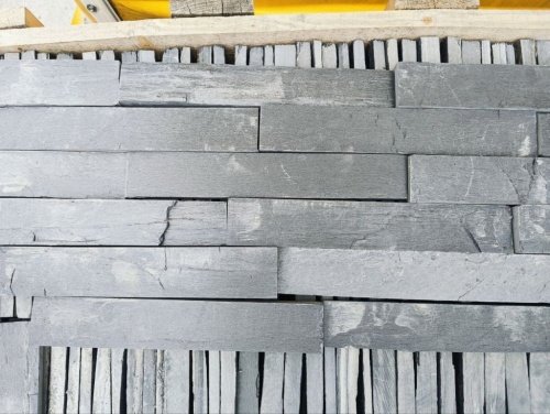 Плитка чёрная из натурального камня фасадная 30 см * 5 см, толщина 7 мм -30 мм купить в Кабардино-Балкарской Республике