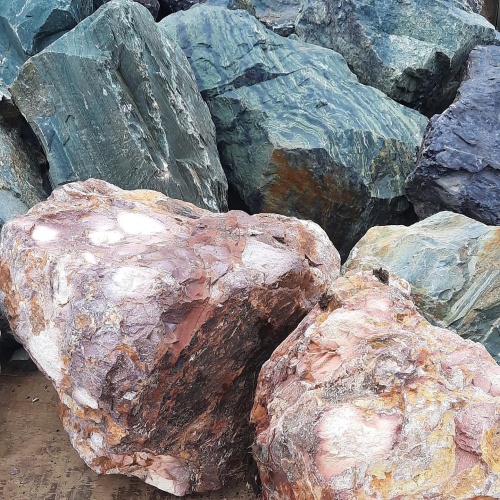 Ландшафтные глыбы красно-фиолетовые 200-1000 килограмм купить в Кабардино-Балкарской Республике