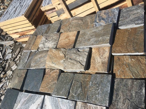 Плитка пилёная златолит Уральский для цоколя, отмостки купить в Кабардино-Балкарской Республике